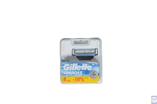 Gilette Mach3 Yedek Tıraş Bıçağı (4'lü Paket)