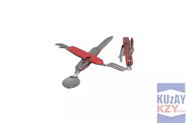 Kuzay Kumanya Bıçağı Katlanabilir Bıçak, Kaşık ve Çatal Seti